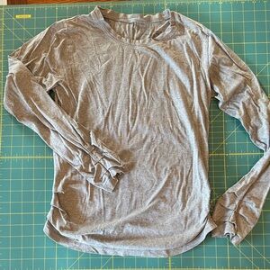 Patagonia Heather Gray Women's Long Sleeve Tee